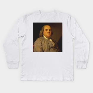 Benjamin Franklin Kids Long Sleeve T-Shirt